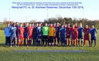 WW1 commemorative photo Hempnall Res v St Andrews Res